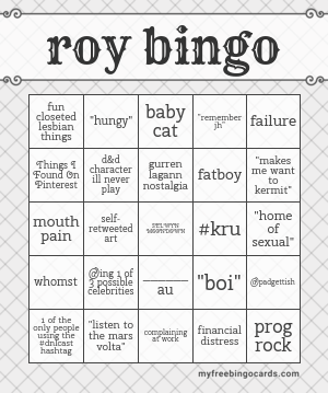 Edit bingo cards