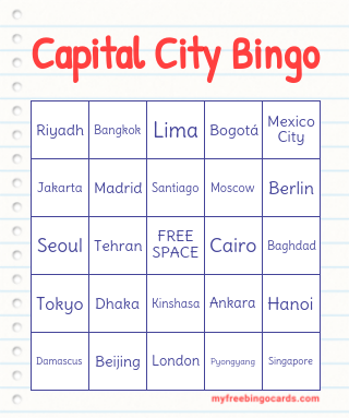 Edit bingo cards