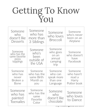 Edit bingo cards