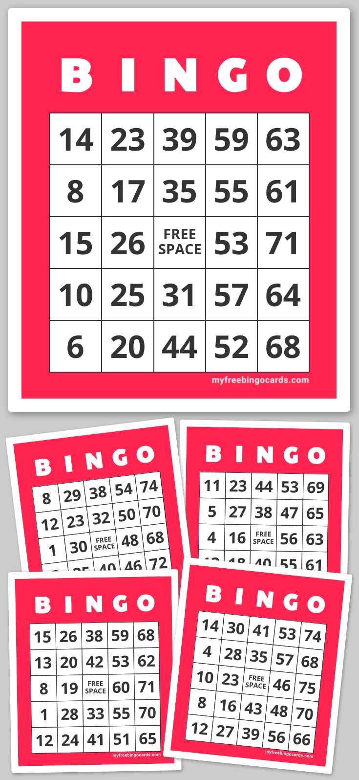 Free Hoy Bingo Cards