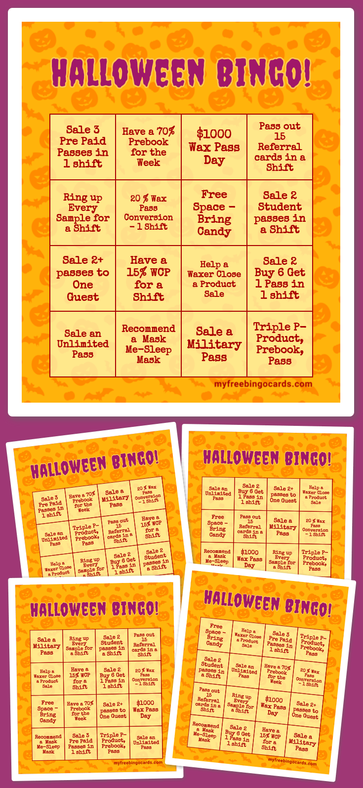 Virtual Halloween Bingo!