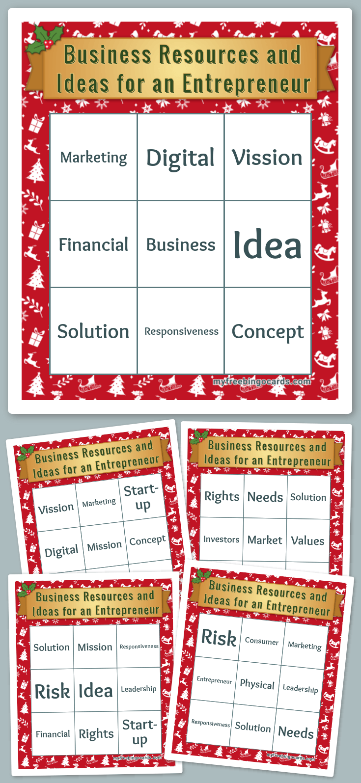 Virtual Business Resources and Ideas for an E… Bingo
