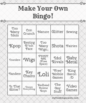 Print 100+ Make Your Own Bingo! Cards