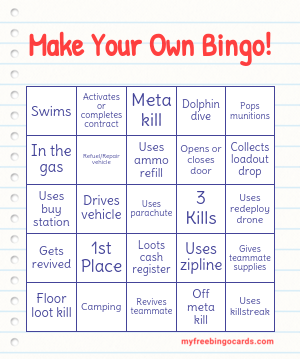 Edit bingo cards