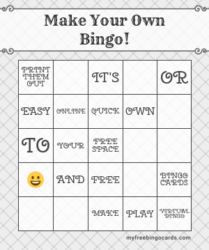 Edit bingo cards