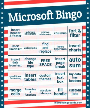 Edit bingo cards