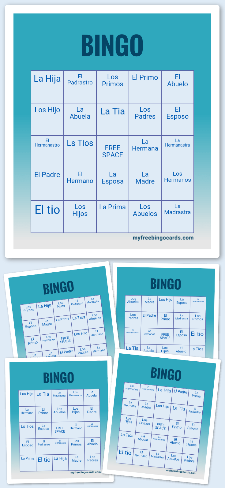 Virtual Virtual bingo card