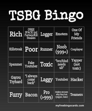 Edit bingo cards