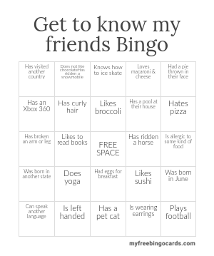 Edit bingo cards