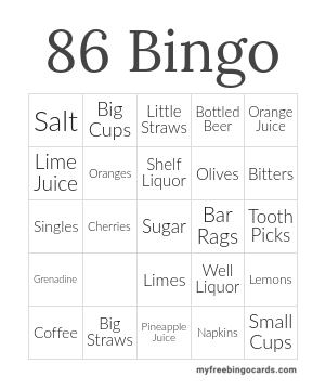 Edit bingo cards