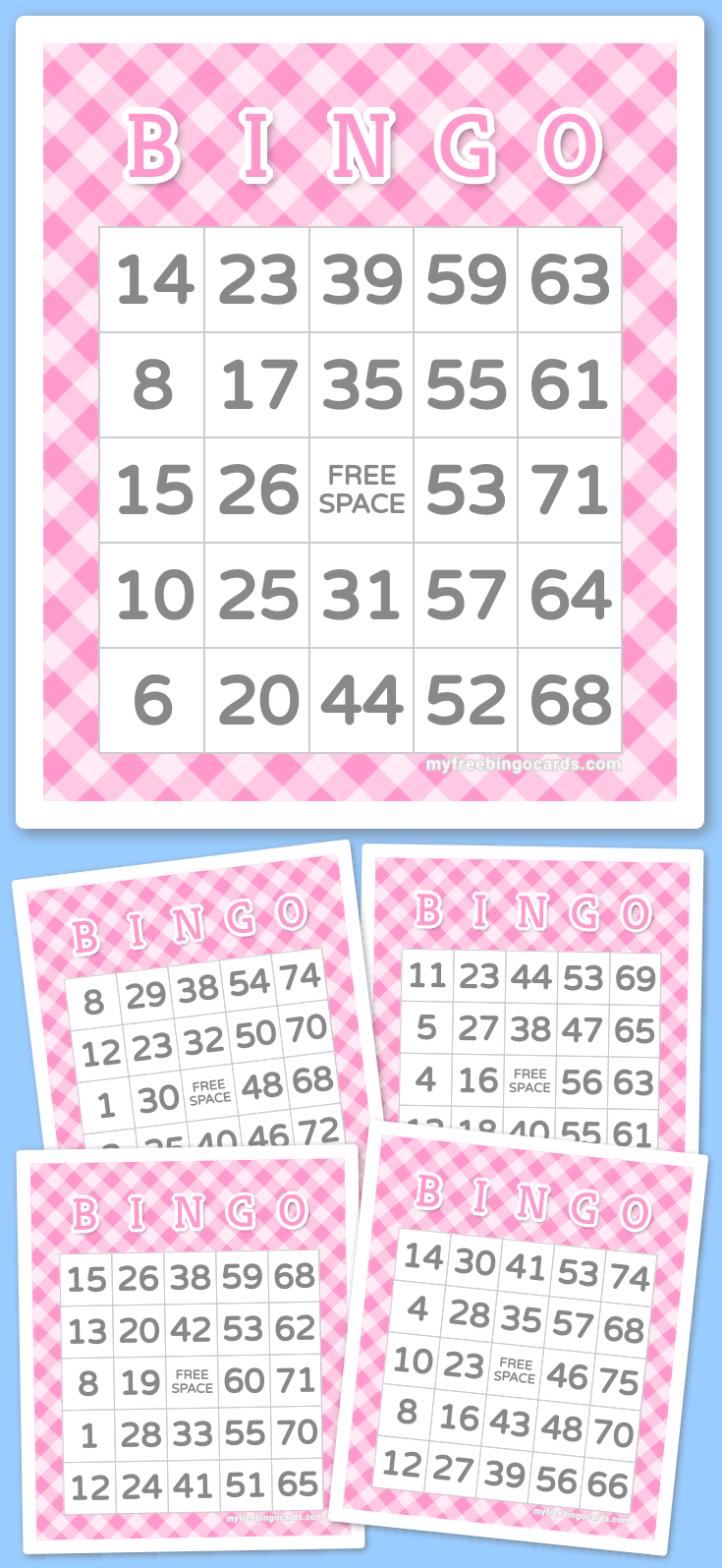 Virtual 1-75 Number Bingo
