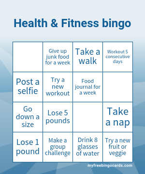 Health & Fitness bingo