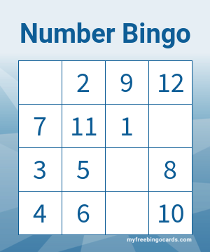 Print 100+ Number Bingo Cards