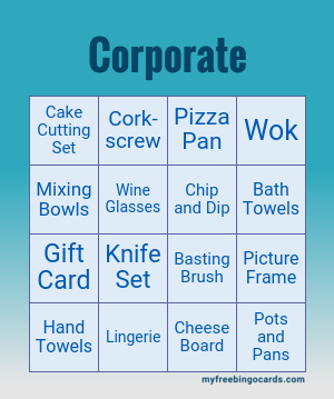 Corporate bingo