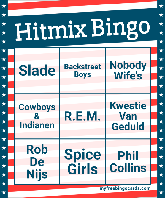 Hitmix Bingo
