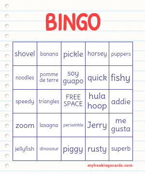 Print 100+ Bingo Cards
