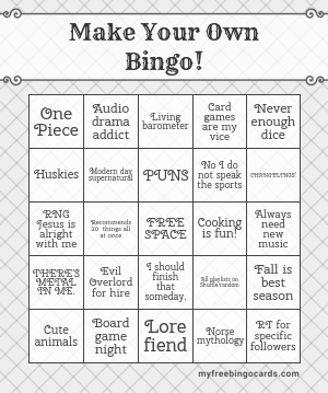 Make Your Own Bingo!