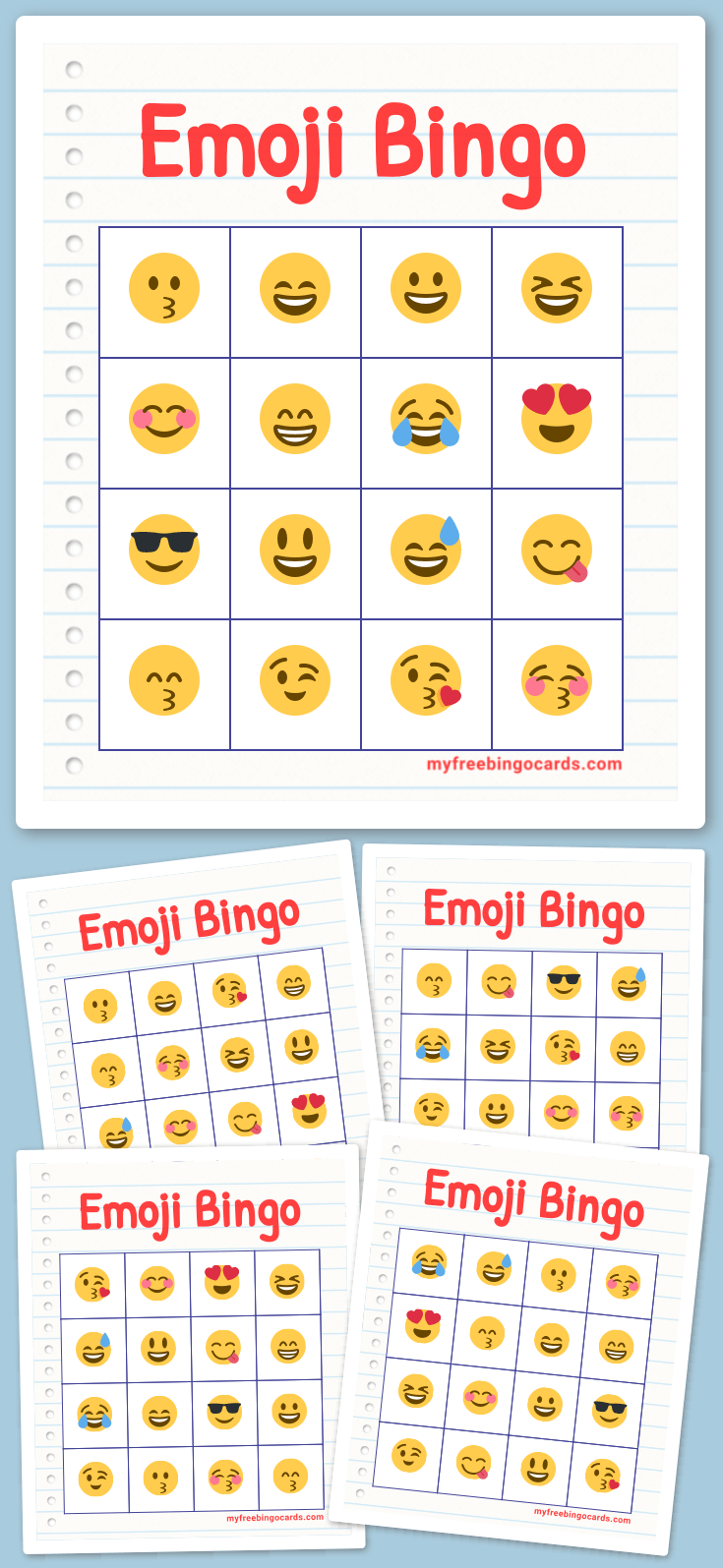 Virtual Emoji Bingo