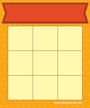 Free Printable And Virtual 3x3 Bingo Templates