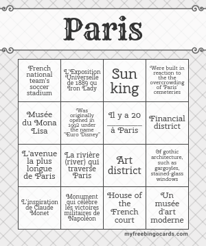 Edit bingo cards