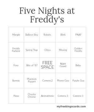 Edit bingo cards