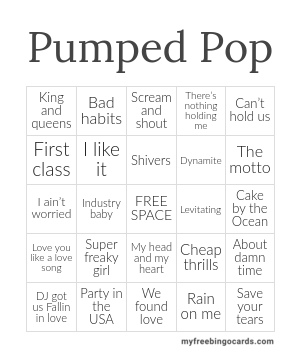 Edit bingo cards
