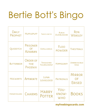 Edit bingo cards