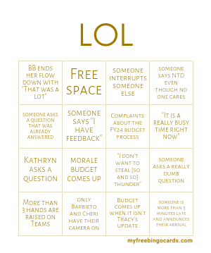 Edit bingo cards