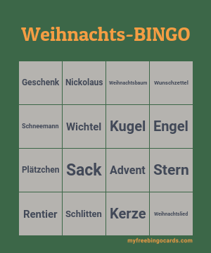 Edit bingo cards