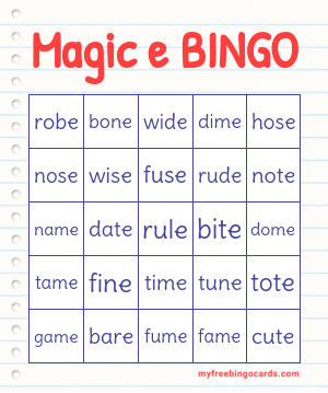 Edit bingo cards