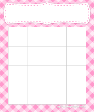 Bingo Template - Fill Online, Printable, Fillable, Blank