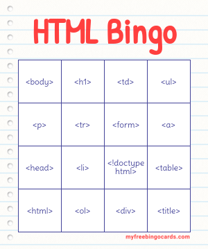 Edit bingo cards