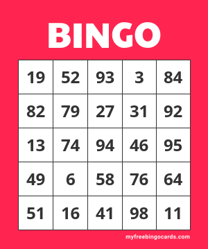 Make Your Bingo Cards