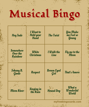 Musical Bingo