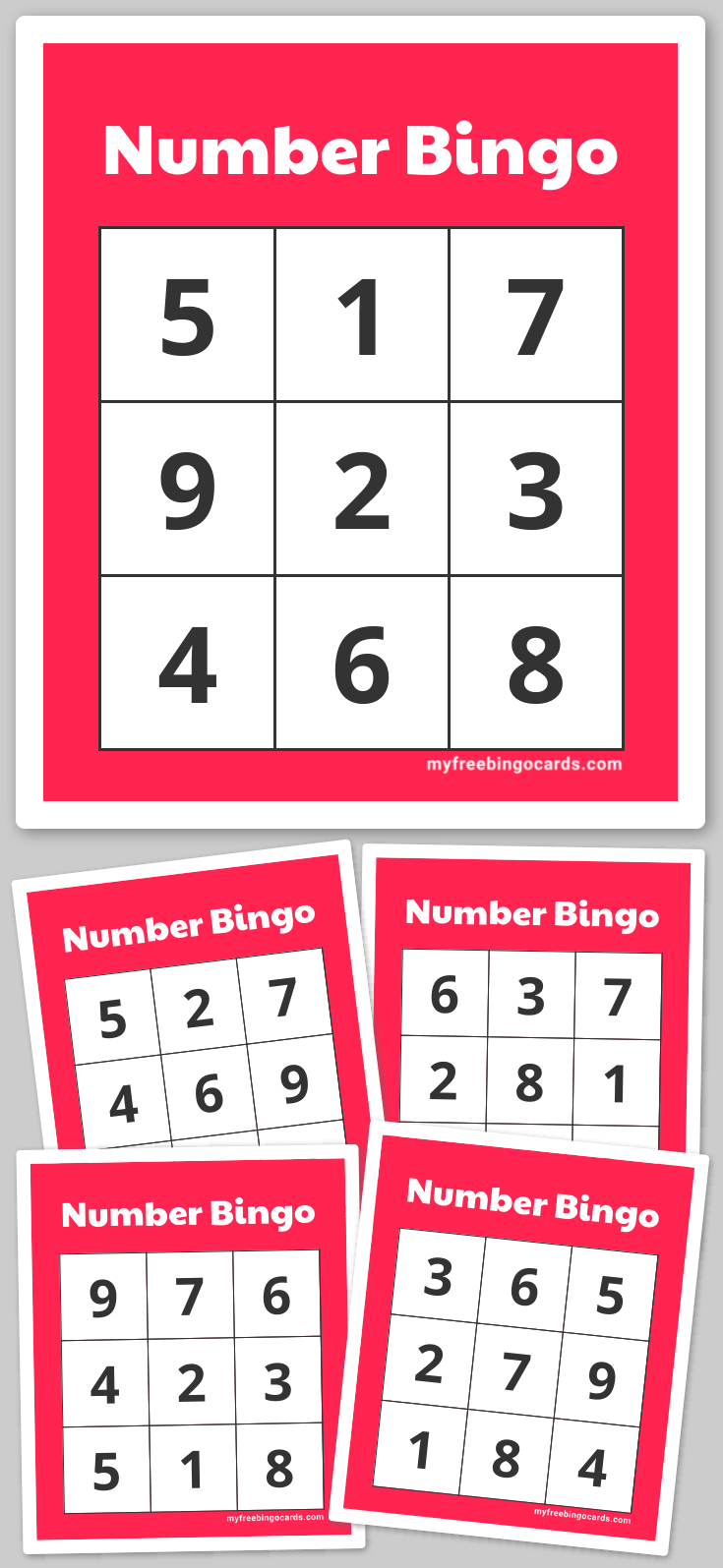 Virtual number bingo