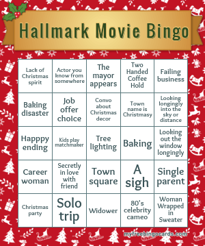 Hallmark Movie Bingo