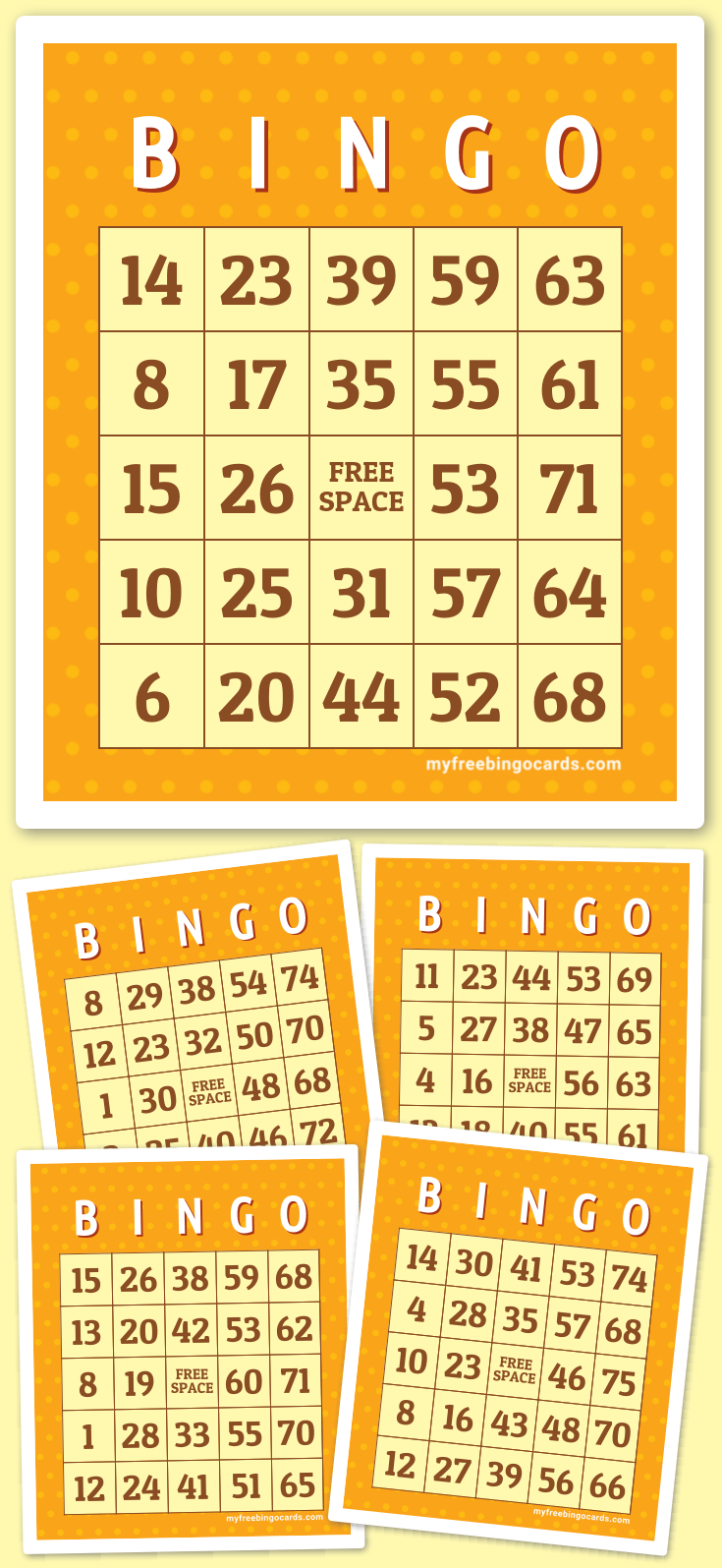 Virtual 1-75 Number Bingo