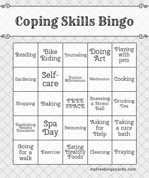 Coping Skills Bingo