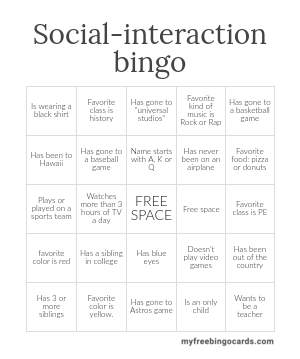 Edit bingo cards