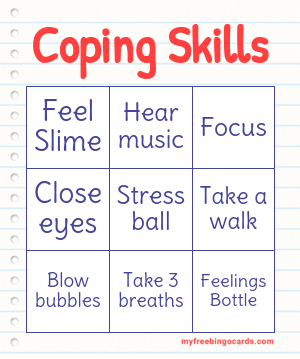 Coping Skills Bingo