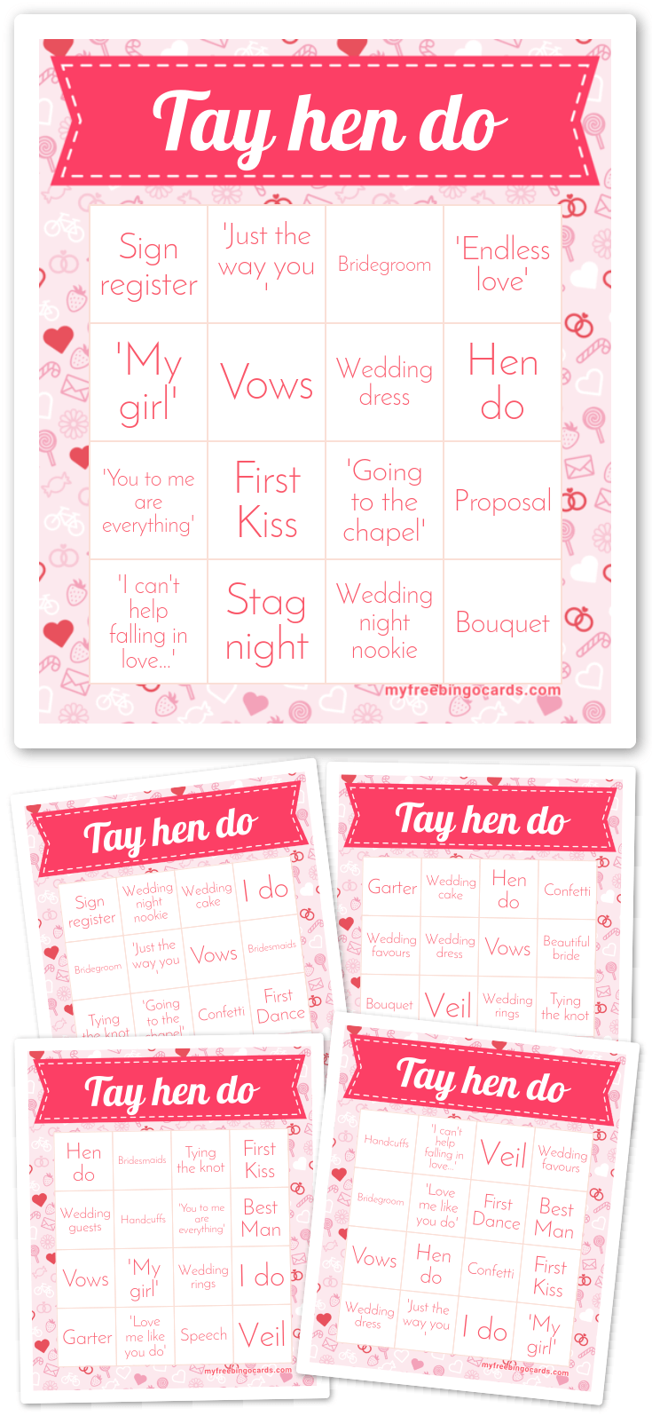 Virtual Tay hen do Bingo