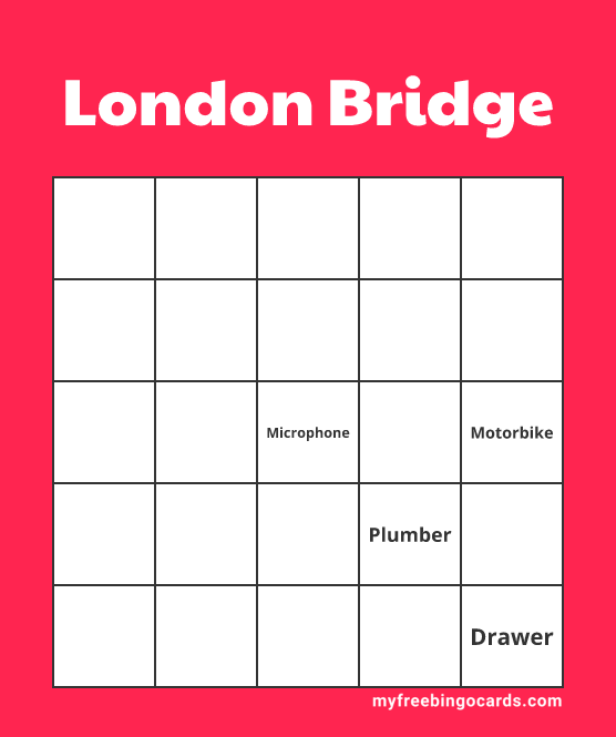 London Bridge Bingo