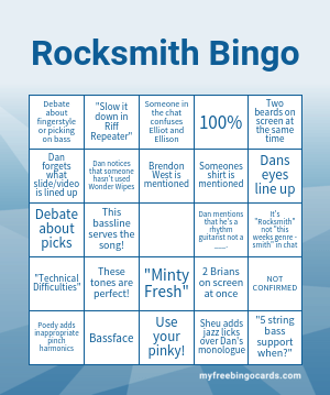 Edit bingo cards