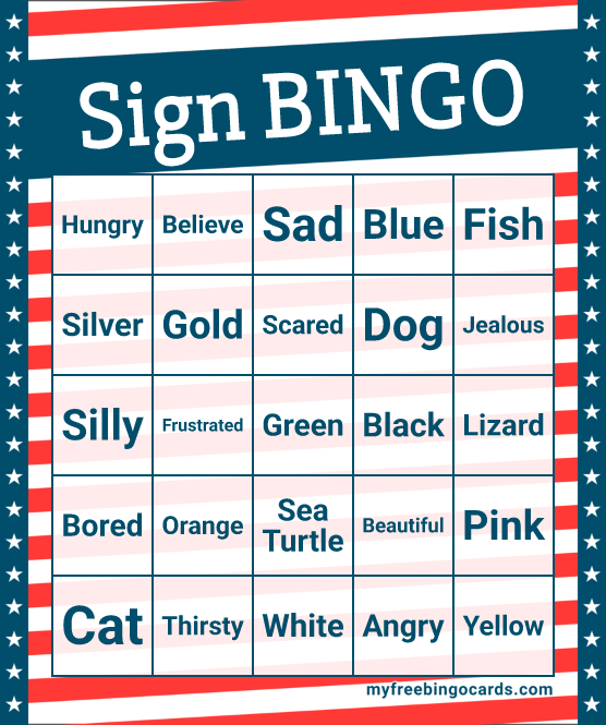 Sign BINGO