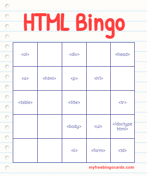 Edit bingo cards