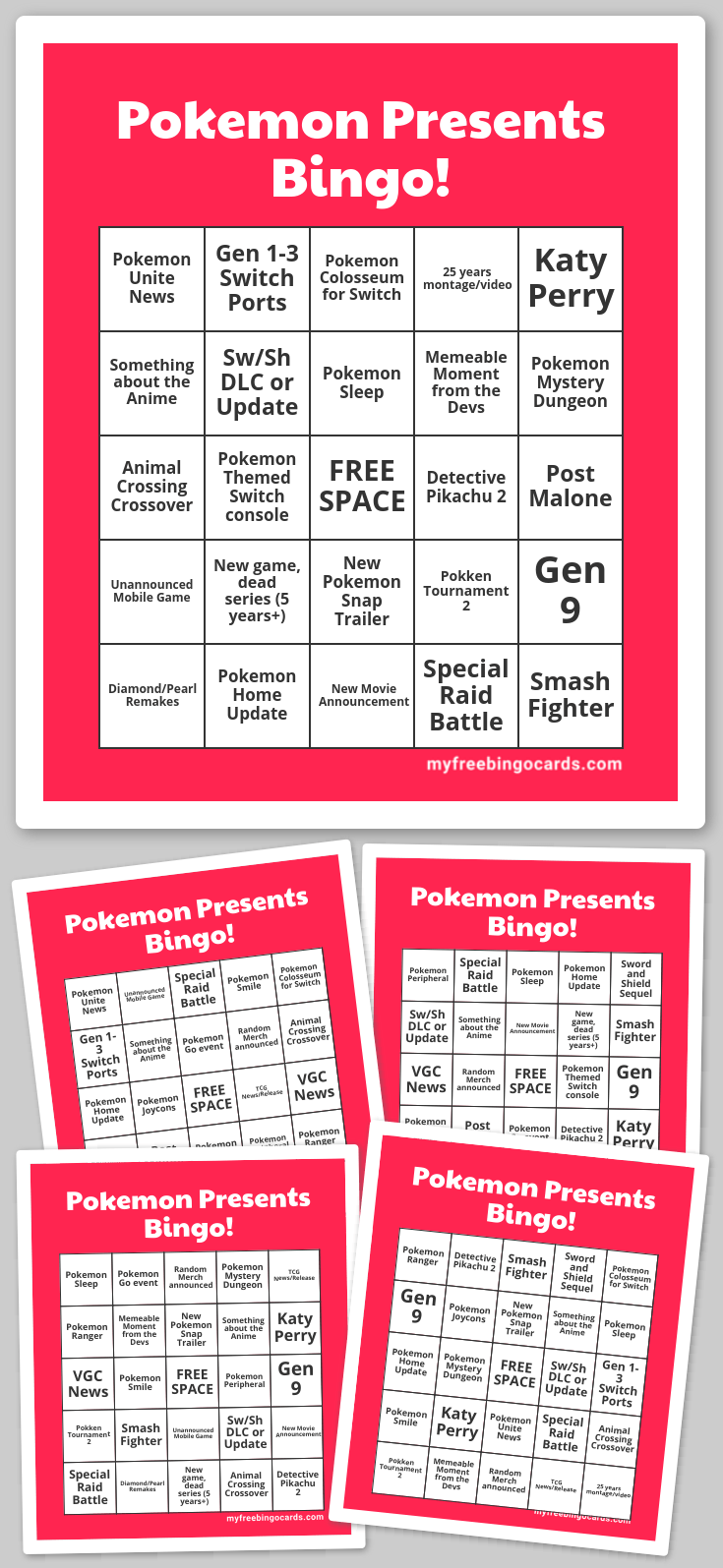 Pokemon Presents Bingo Card Bingo Card Descubra as vantagens e emoções ...