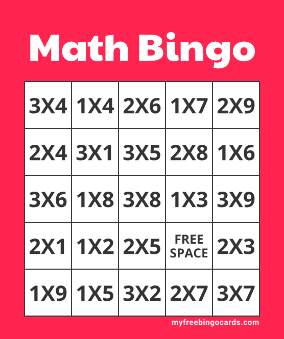 Math Bingo