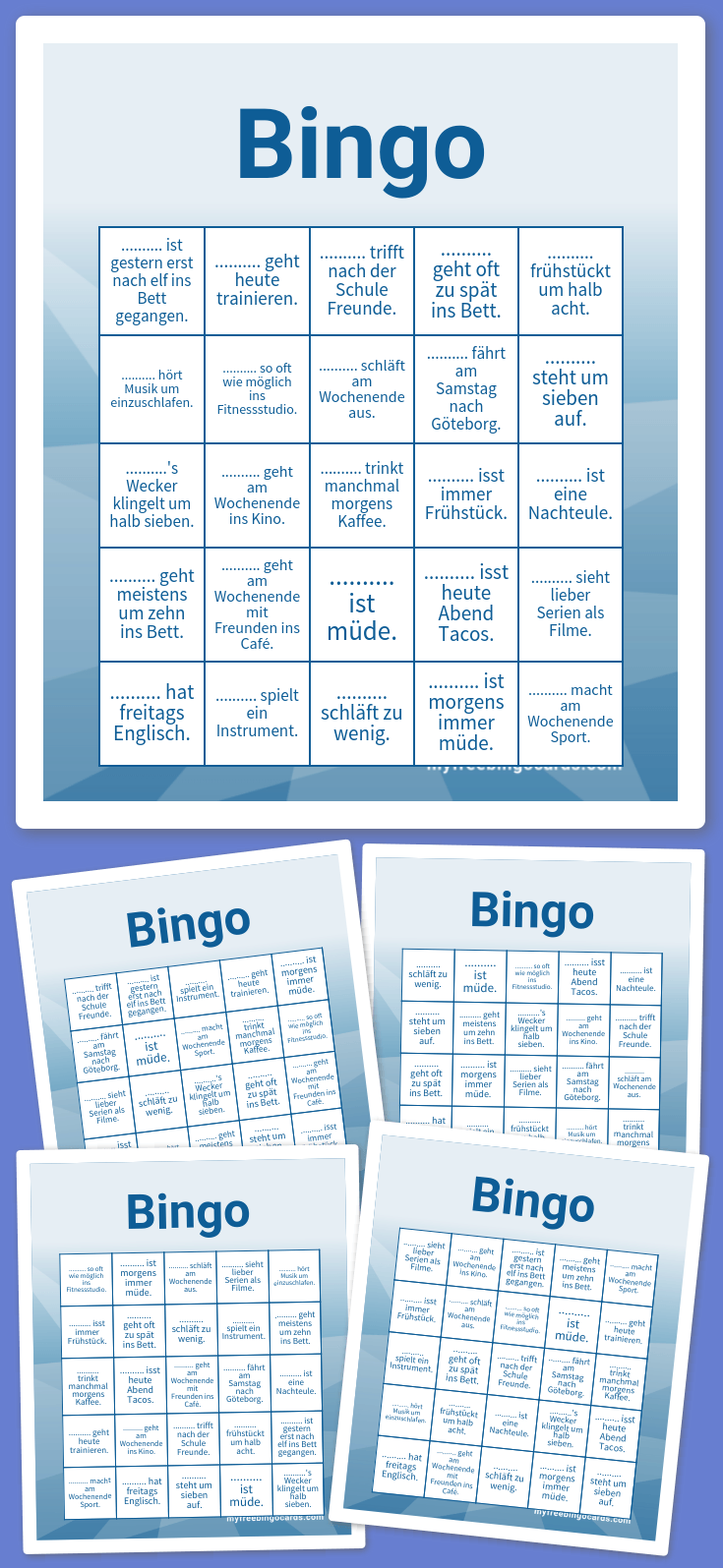 Virtual bingo