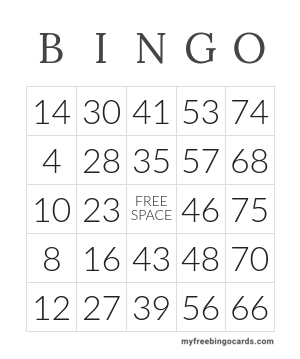 Print 100+ 1-75 Number Bingo Cards