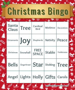 Print 100+ Christmas Bingo Cards
